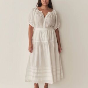 Doen Sebastiane Skirt in Powder (White) Size 14 / XXL ❄️✨